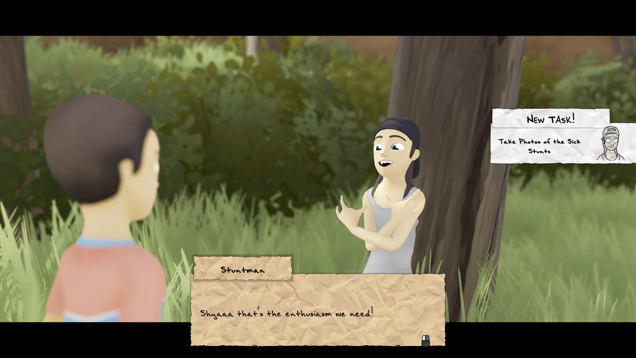Fomography screenshot of the character "stuntman"