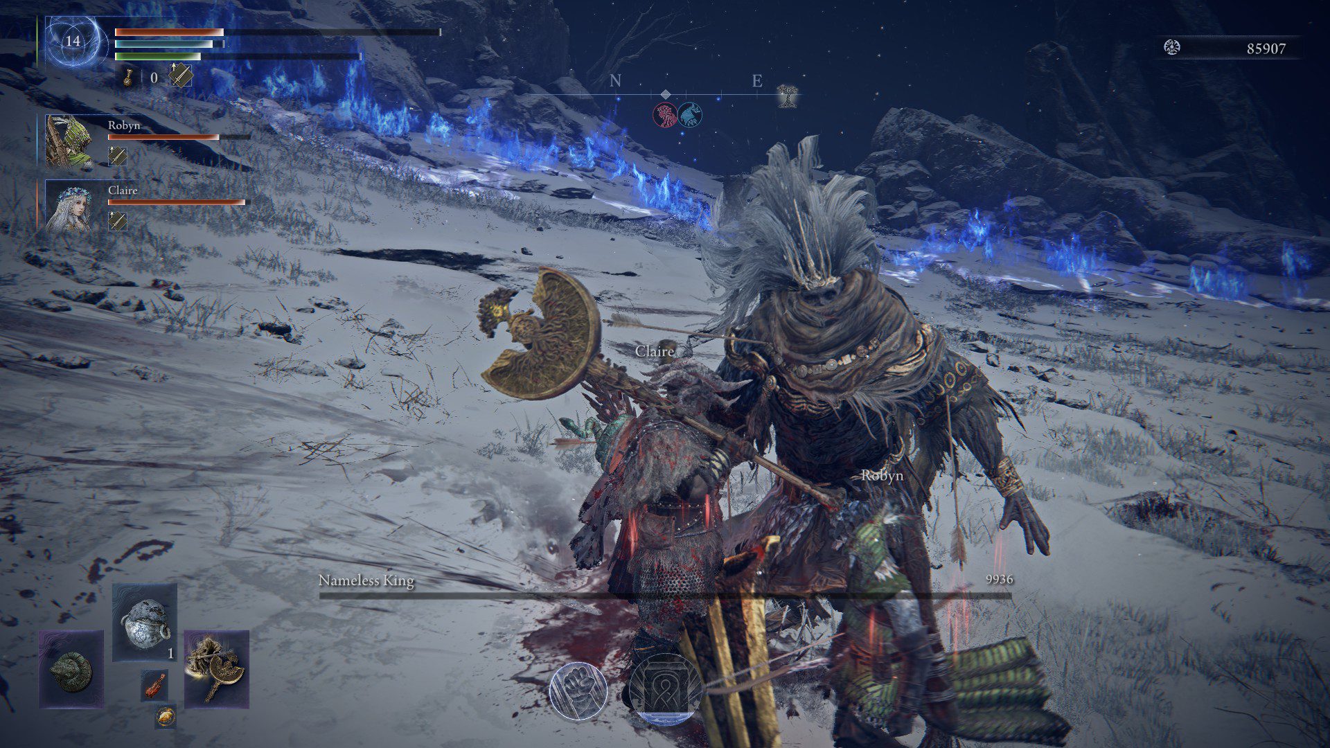 Defeating Nameless King