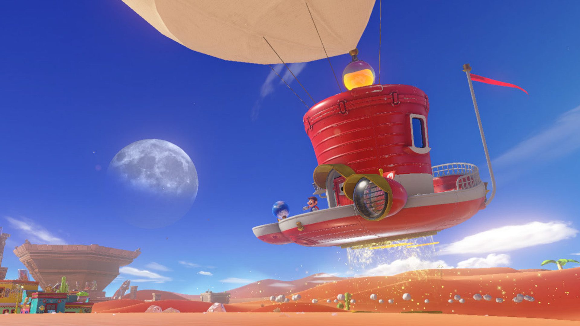 Super Mario Odyssey ship screenshot tostarena
