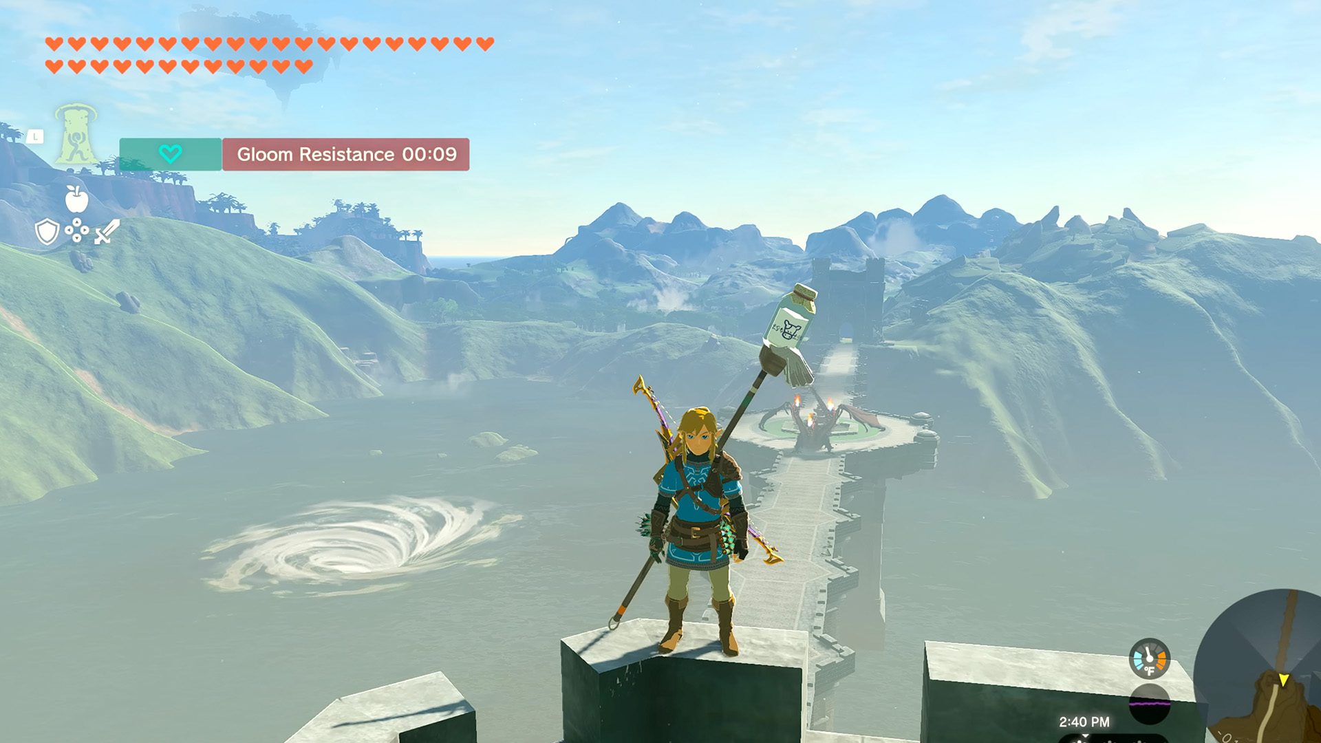 The Legend of Zelda Tears of the Kingdom fused spear switch 2 edition