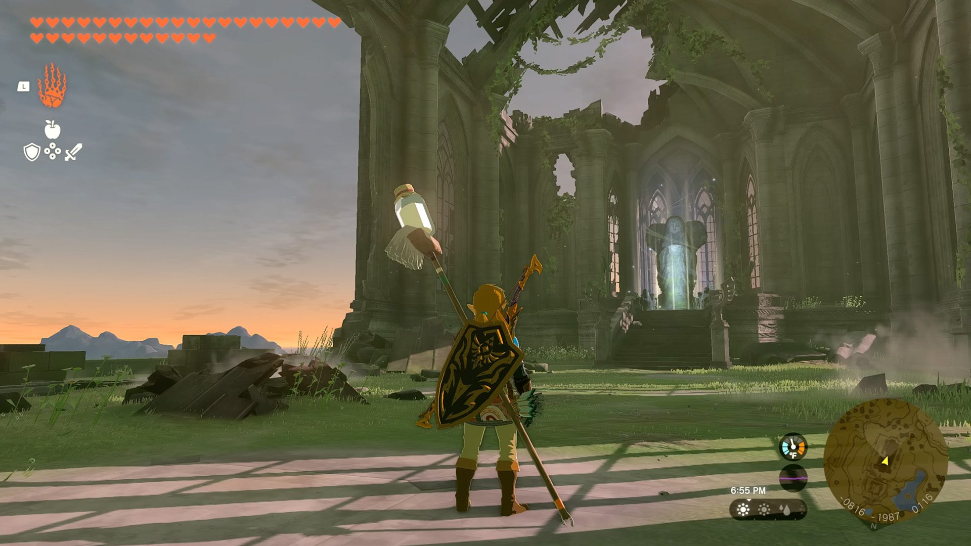 The Legend of Zelda Tears of the Kingdom goddess hylia statute switch 2 edition