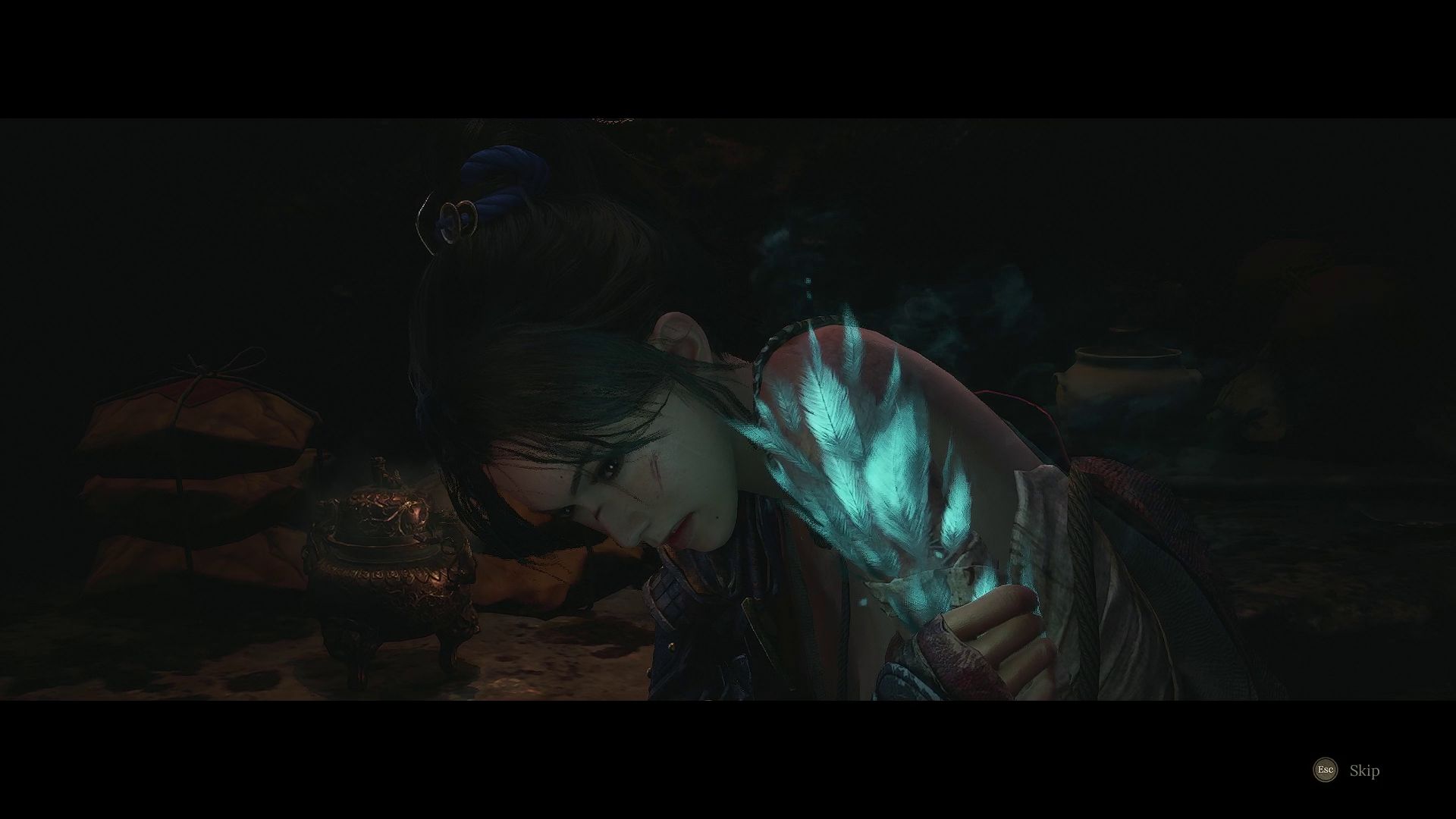 Wuchang in the introductory cutscene.