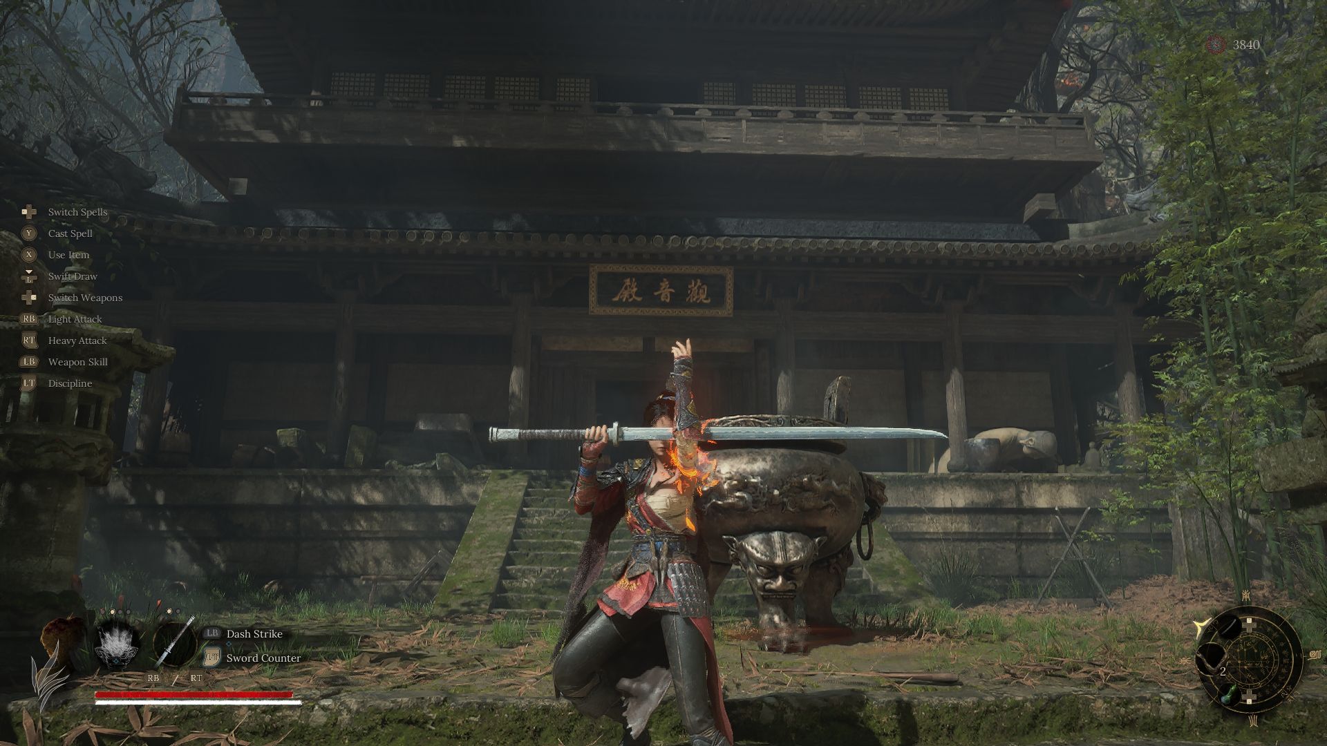 Wuchang Applying Temperance Wuchang is applying Temperance to her weapon.