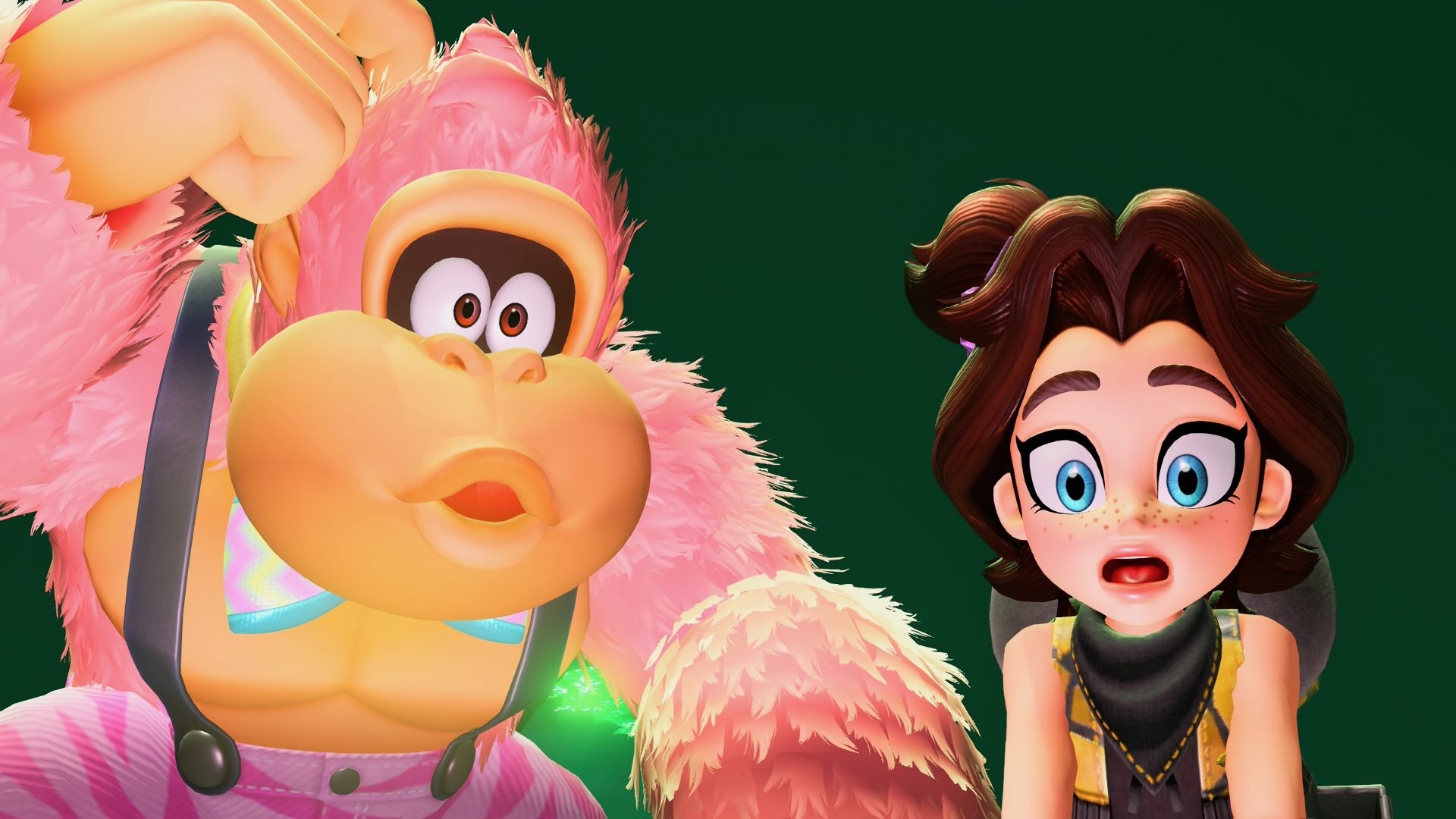 Donkey Kong Bananza screenshot confused DK and Pauline
