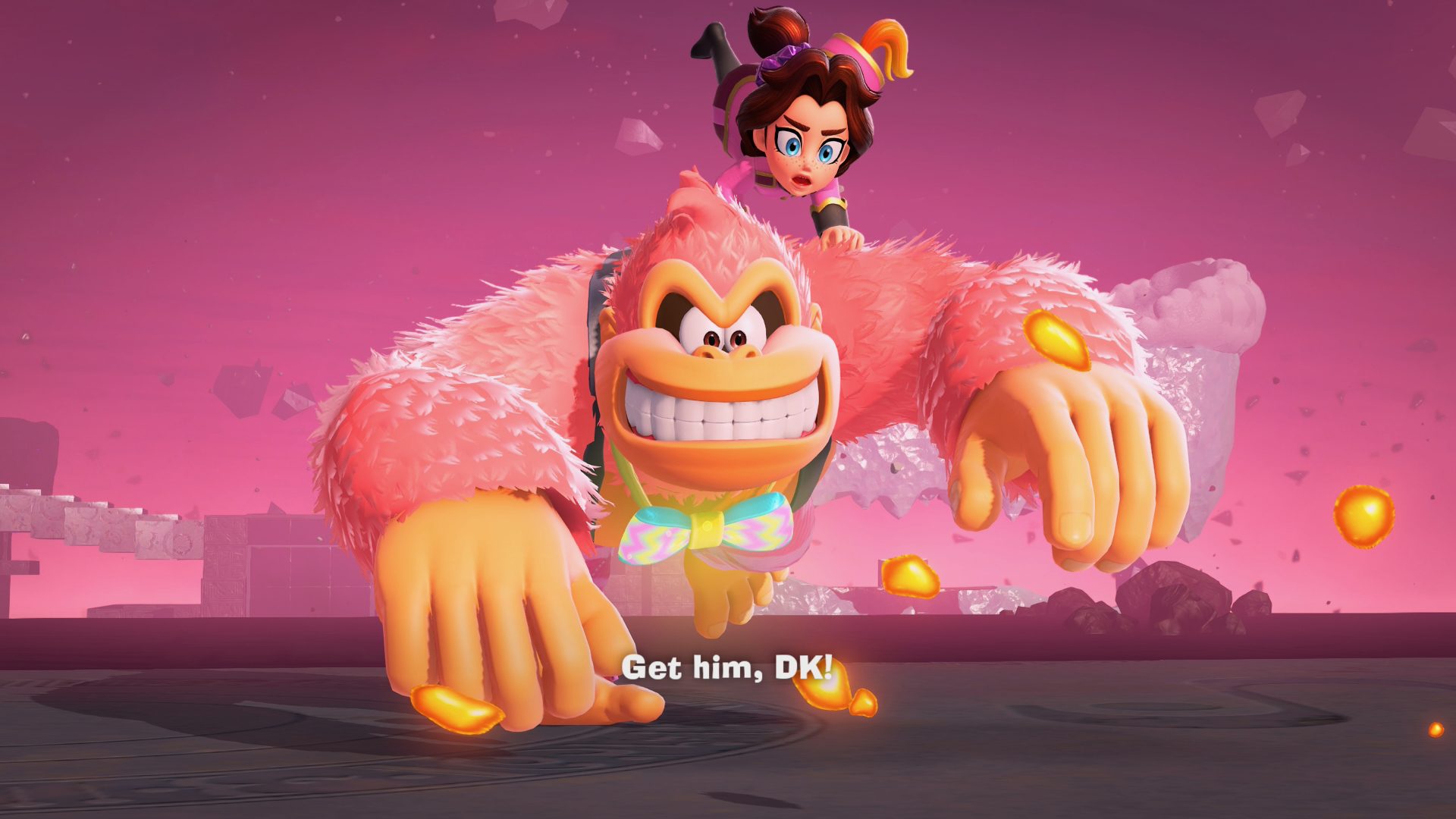 Donkey Kong Bananza screenshot cutscene DK