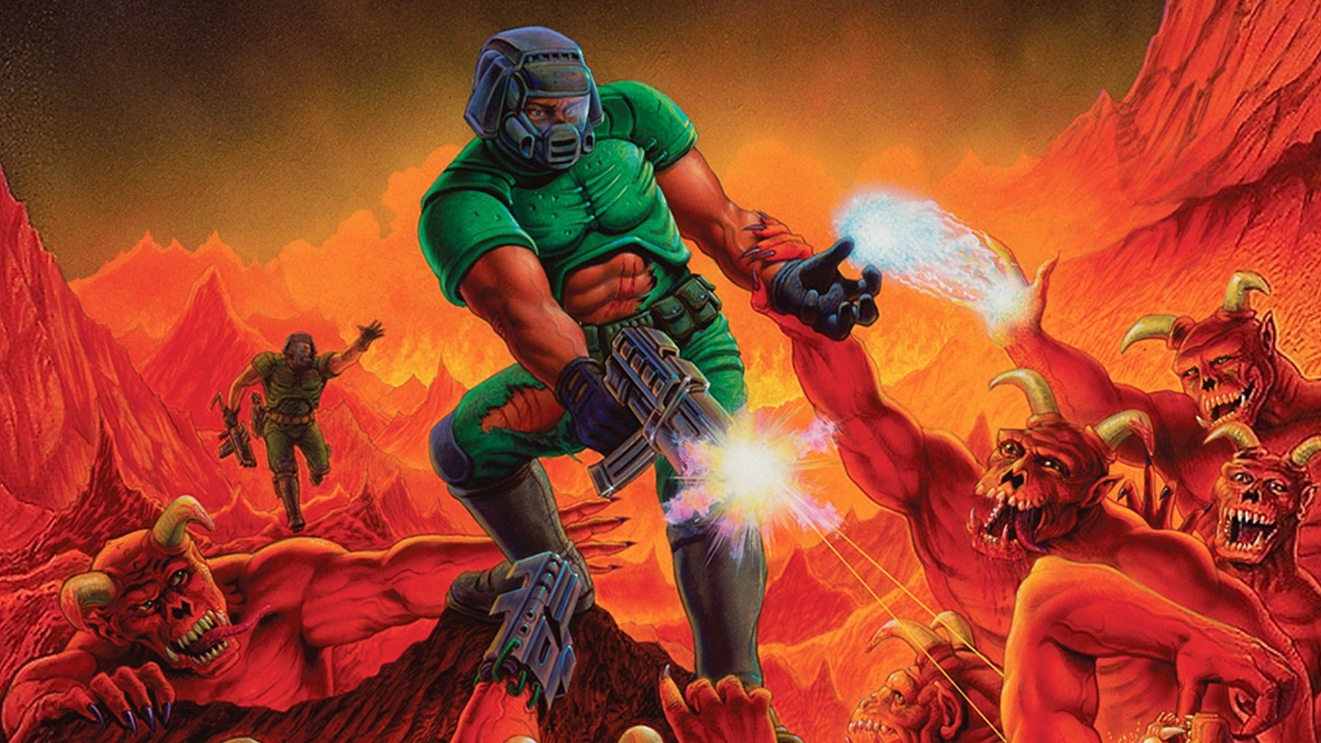 Doom 1993 key art Doom 1993 key art