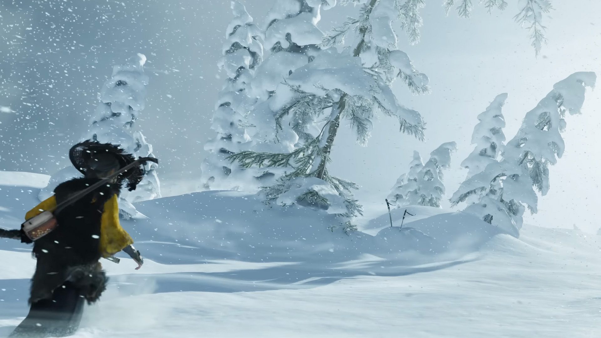 Ghost of Yotei snow scene screenshot