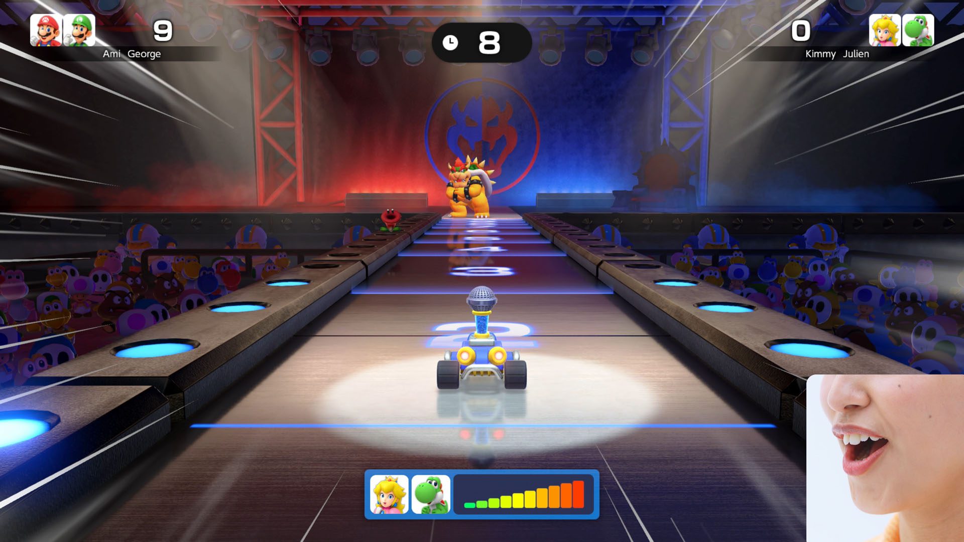 Super Mario Party Jamboree Switch 2 Edition Bowser Live microphone screenshot