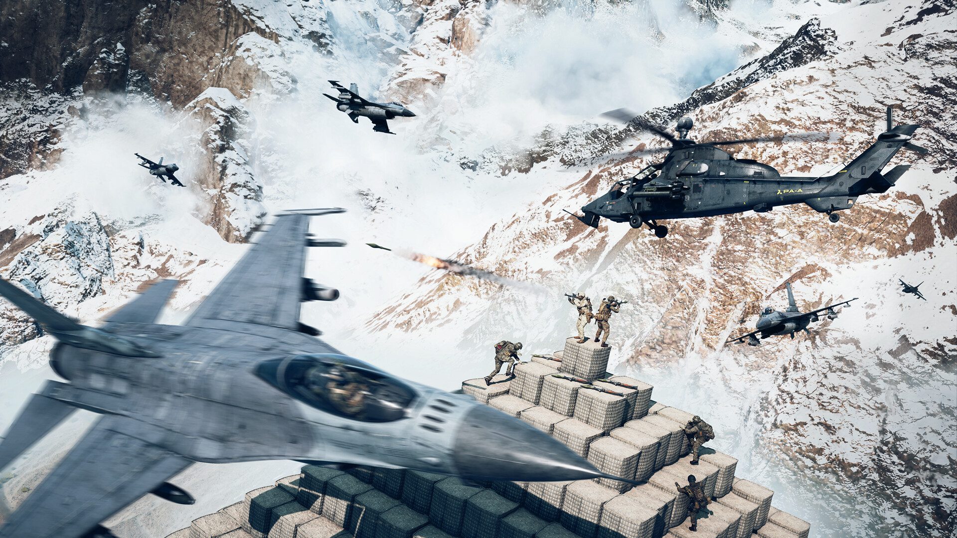 Battlefield 6 air combat screenshot