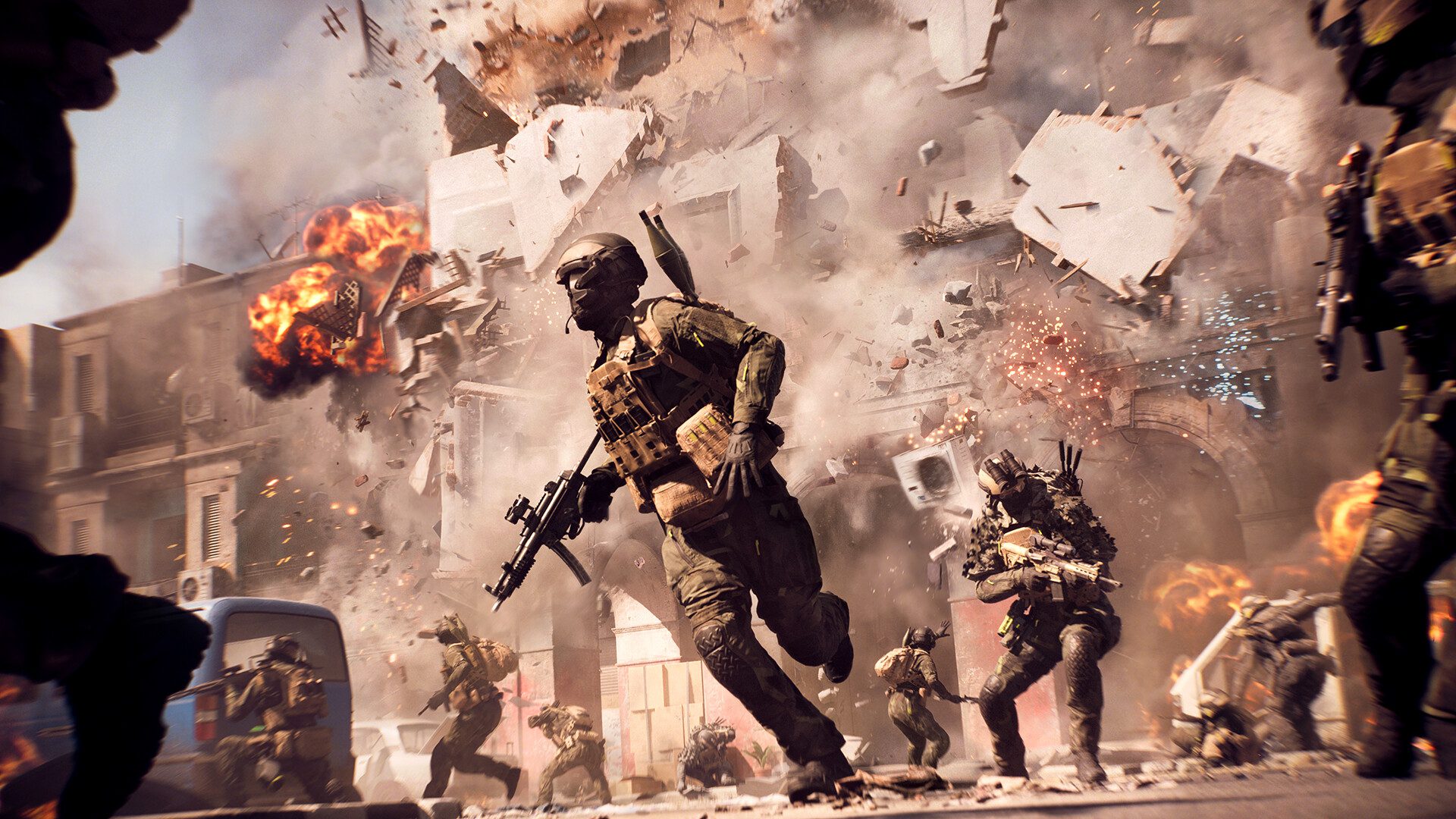Battlefield 6 building destruction screenshot Battlefield 6 building destruction screenshot