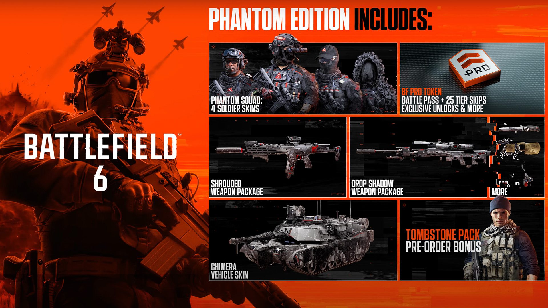 Battlefield 6 phantom edition contents