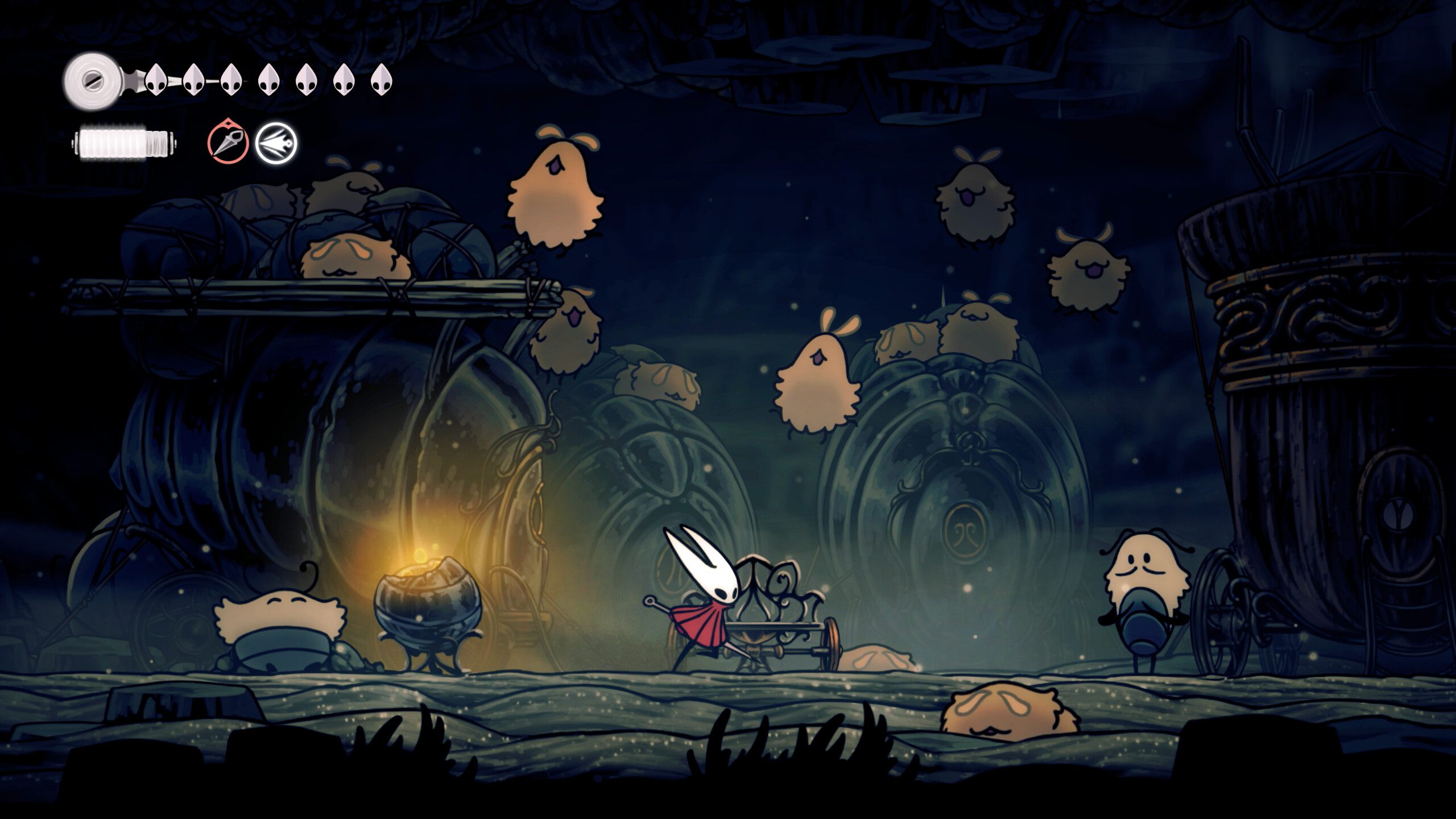 Hollow Knight Silksong screenshot bench Hollow Knight Silksong screenshot bench