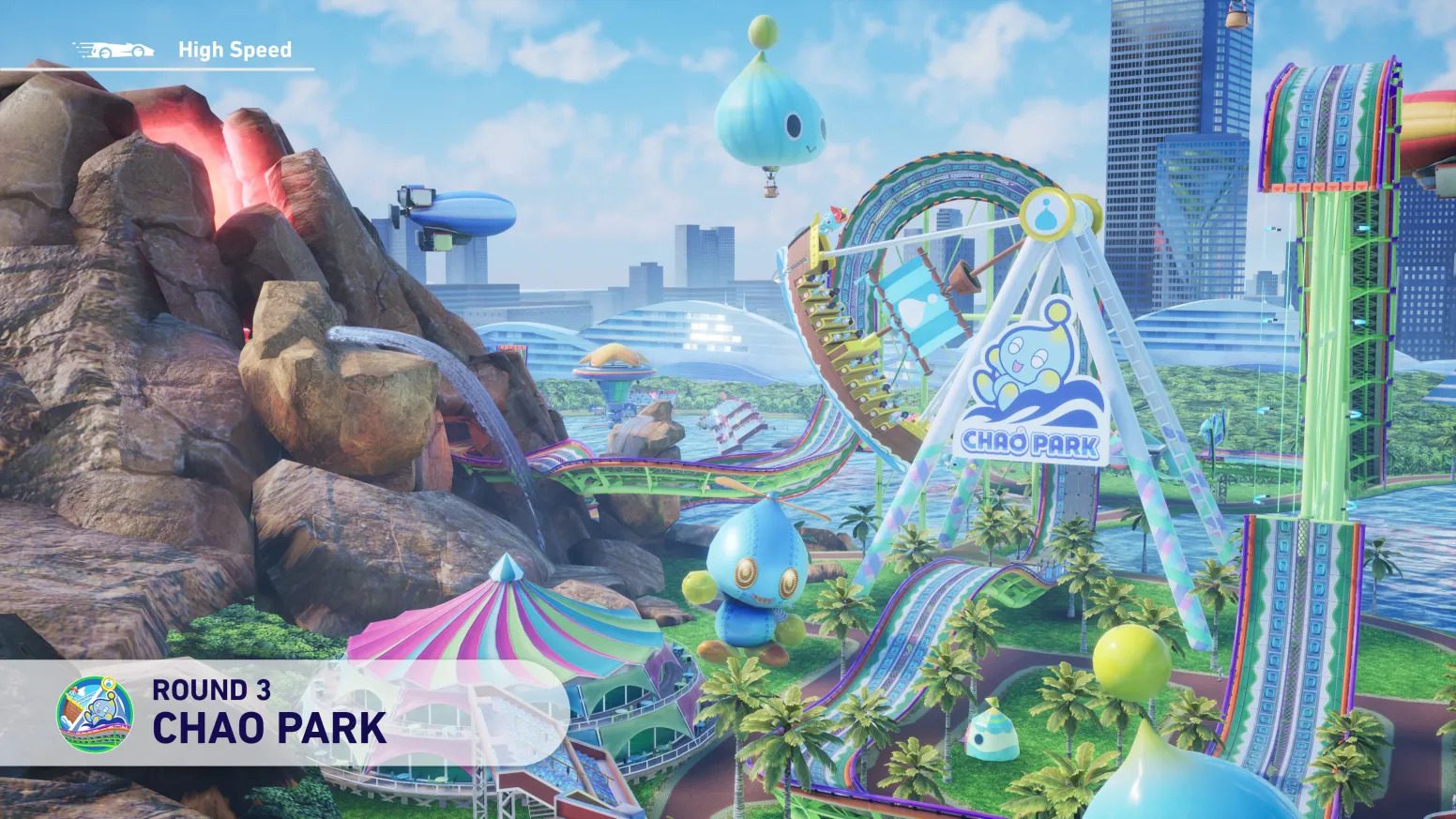 Sonic Racing CrossWorlds Chao Park