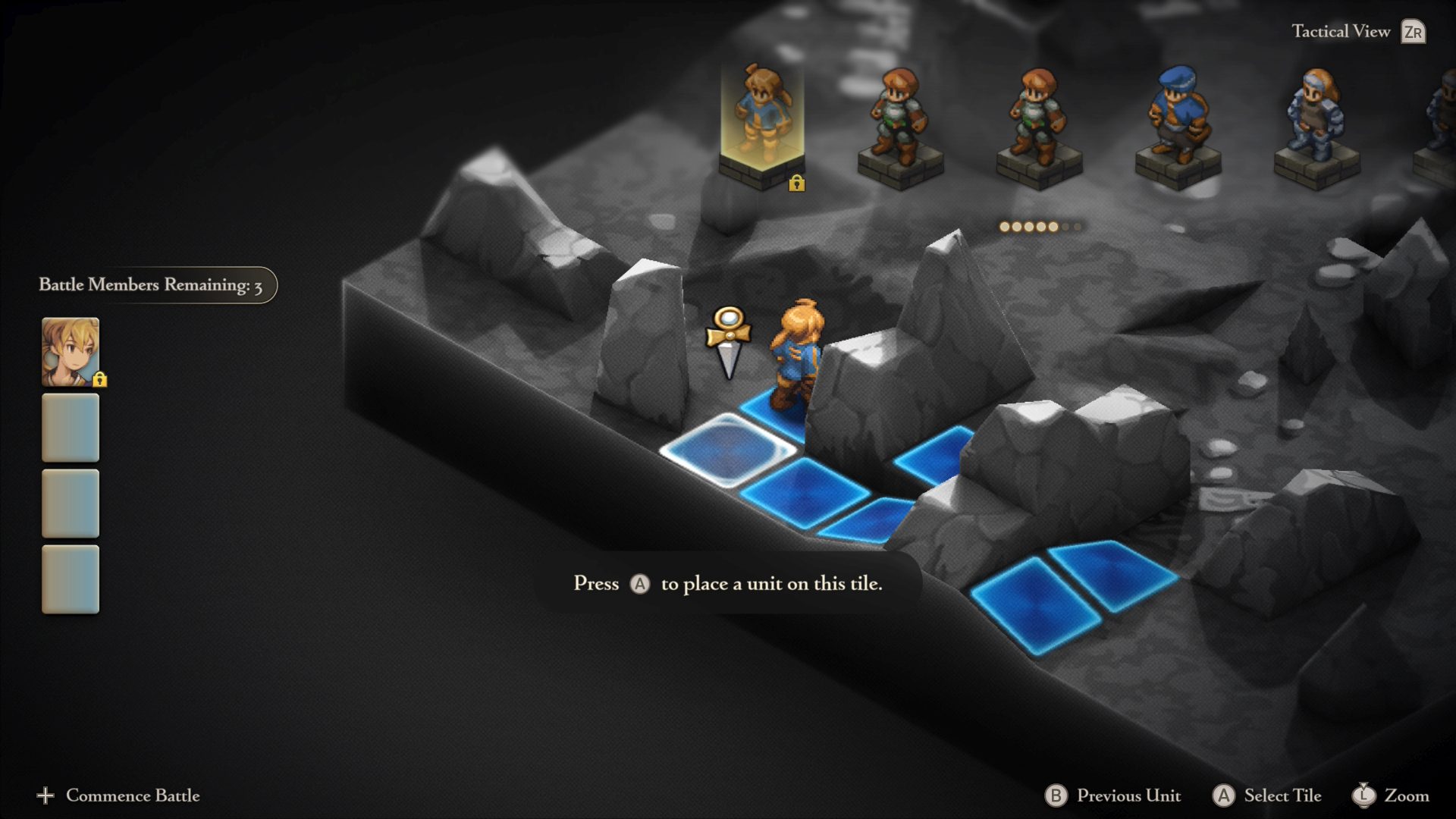 The deployment screen now shows the map and a battle preview, a great improvement over the original's squares in empty space The deployment screen now shows the map and a battle preview, a great improvement over the original's squares in empty space