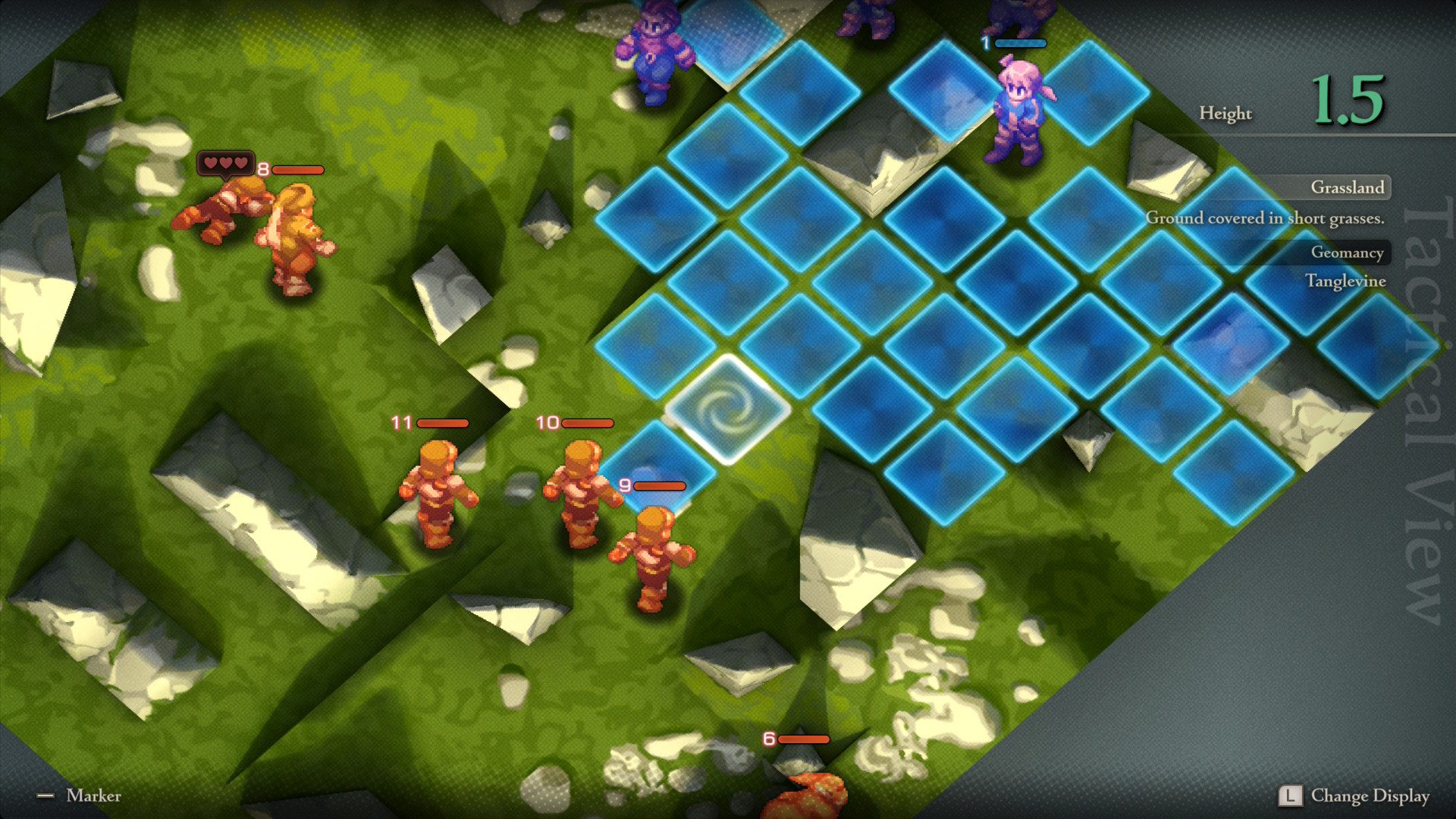 Ivalice Chronicles also adds a top down view at the press of a button for additional combat insight Ivalice Chronicles also adds a top down view at the press of a button for additional combat insight