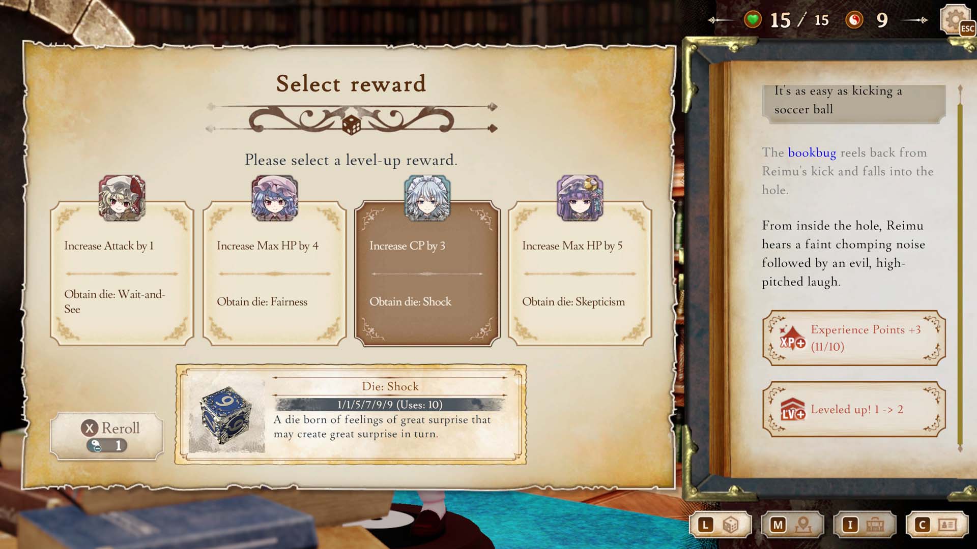 Marisa of Liartop Mountain Review Level Up
