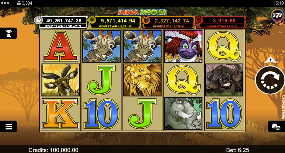 Mega Moolah Slot Online
