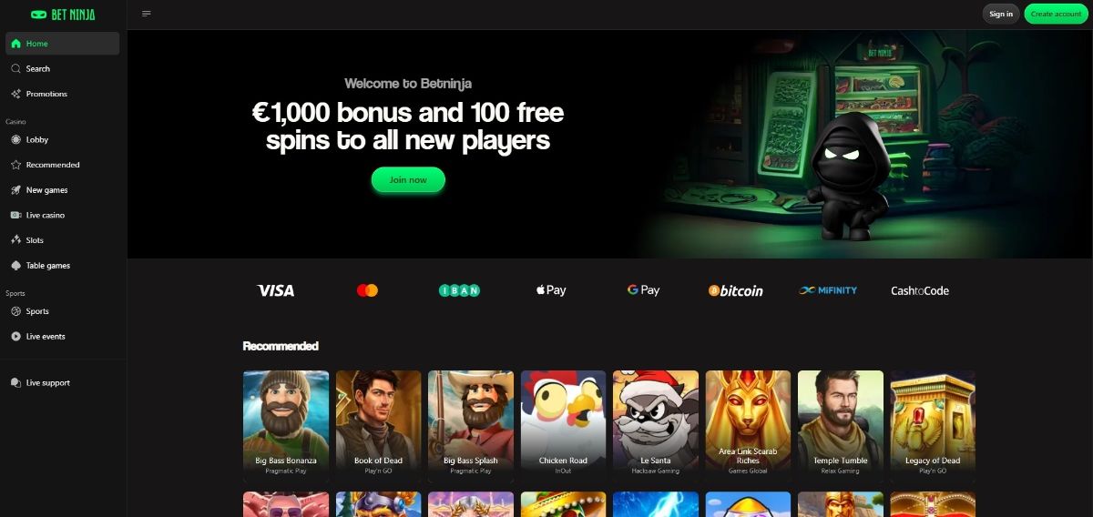 betninja bitcoin casino