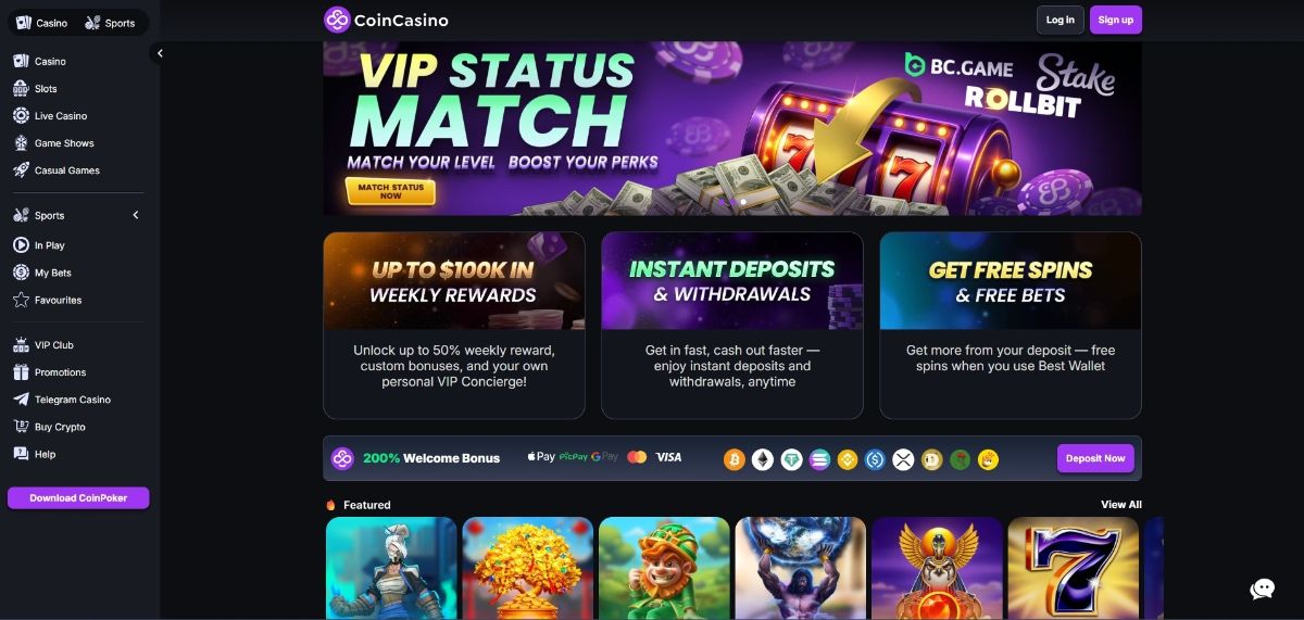coincasino crypto