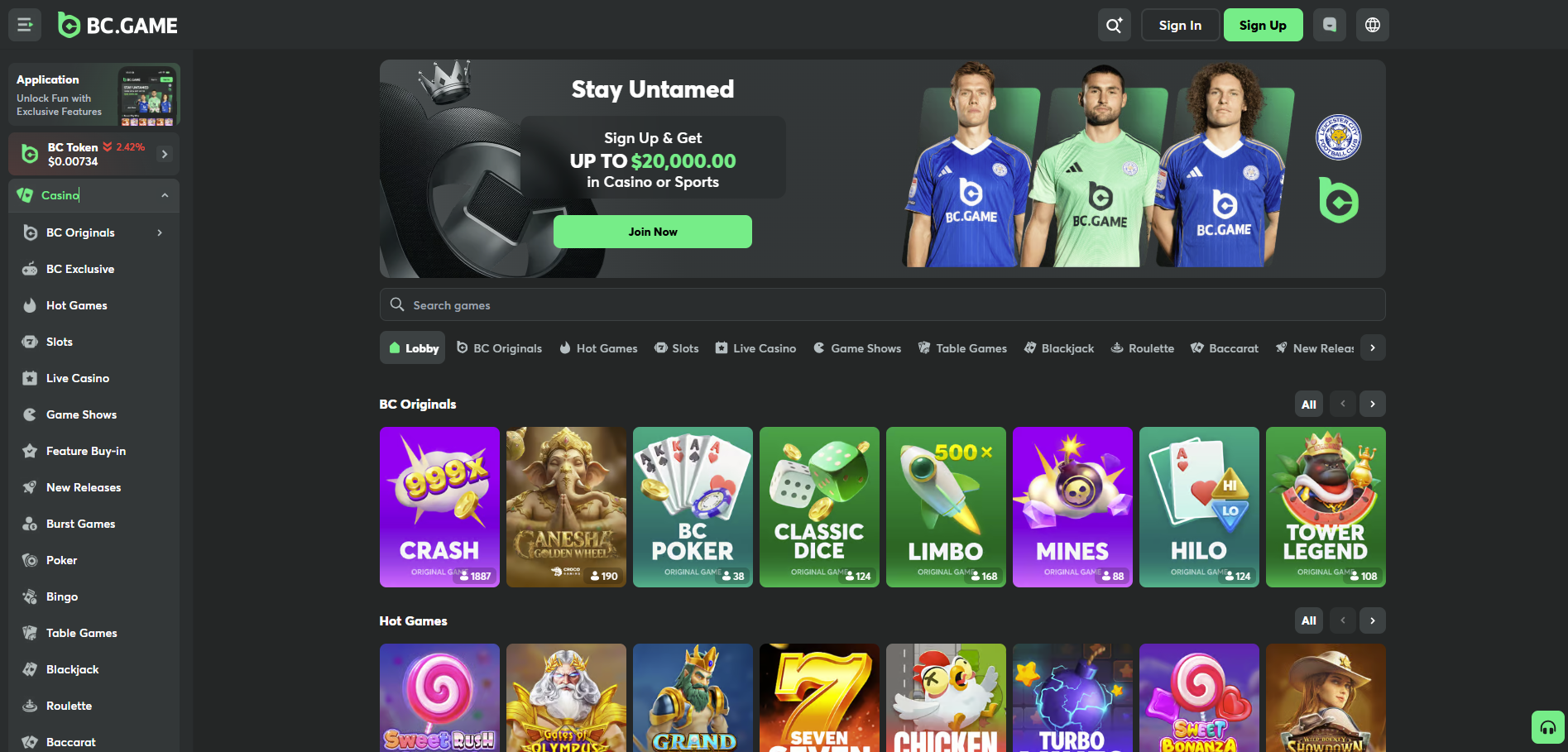 Top no KYC casino choice for crypto variety - BC.Game