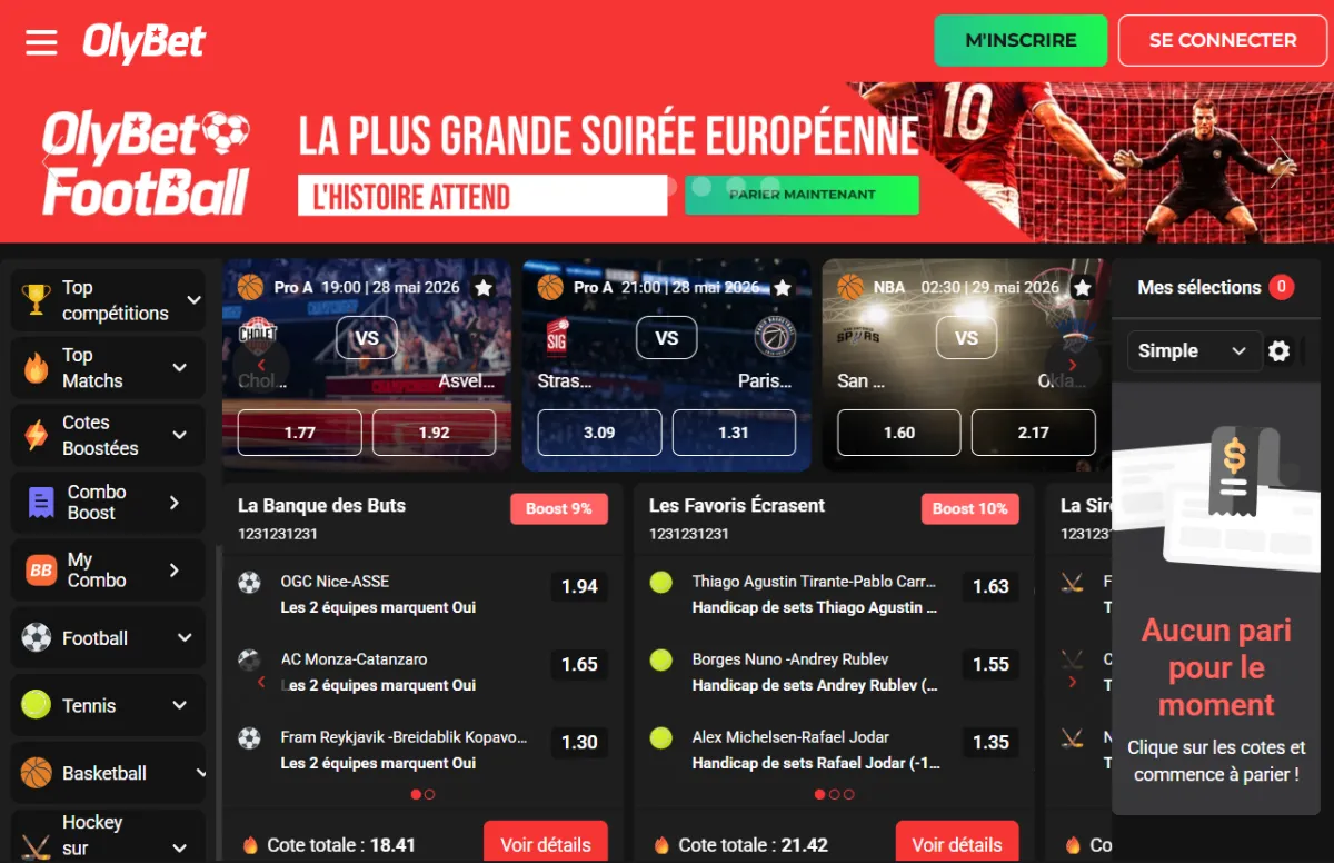 Meilleur casinos en ligne anonyme Olybet