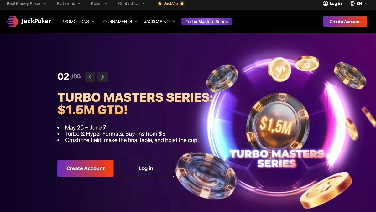 JackPokerオンラインポーカーサイト