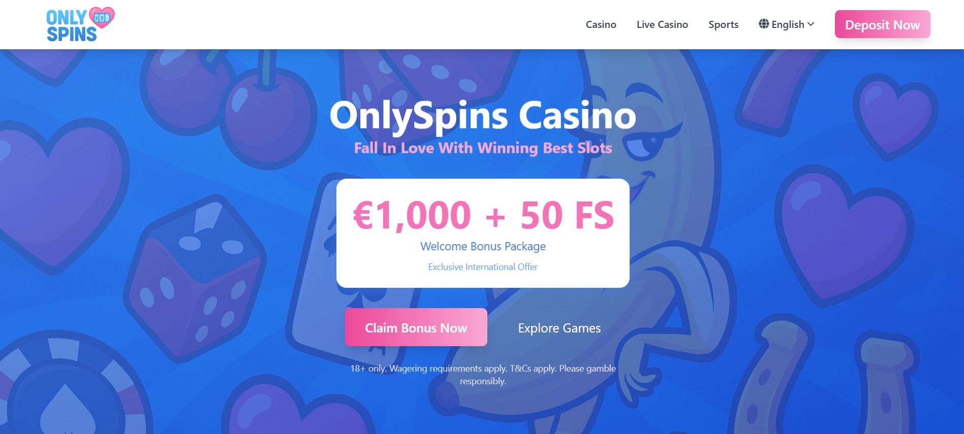 Uudet kasinot - OnlySpins Casino