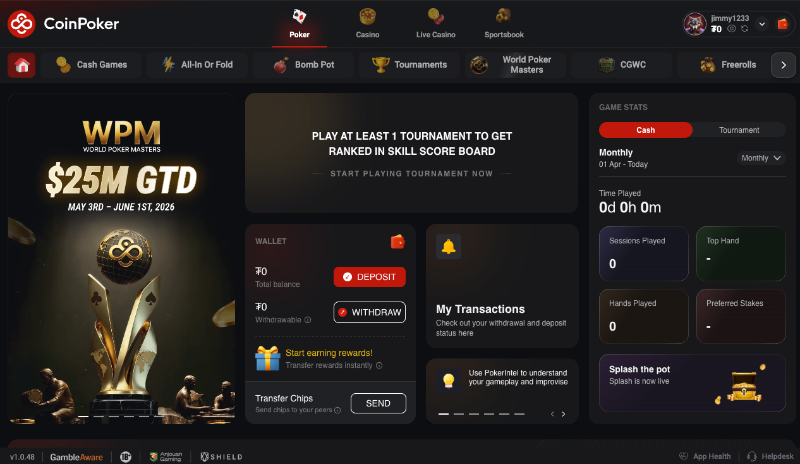 CoinPoker app