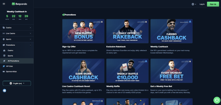 Betpanda - top VPN casino with no KYC