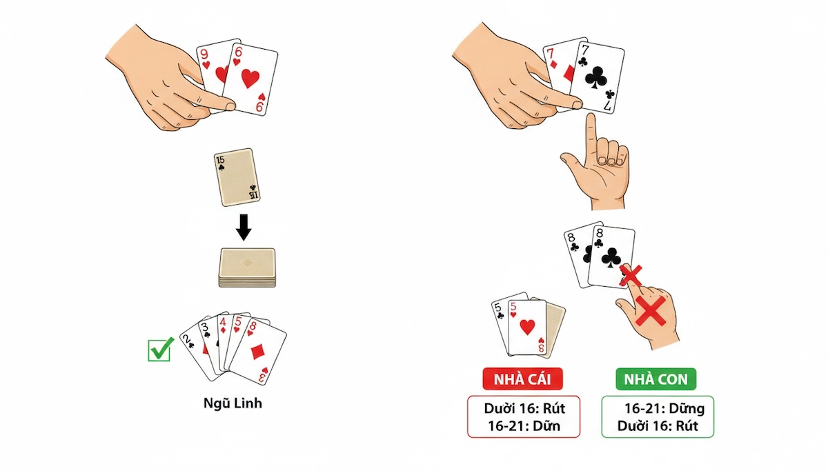 Quy Tắc Rút Bài Và Quan Sát Cách Chơi Của Nhà Cái