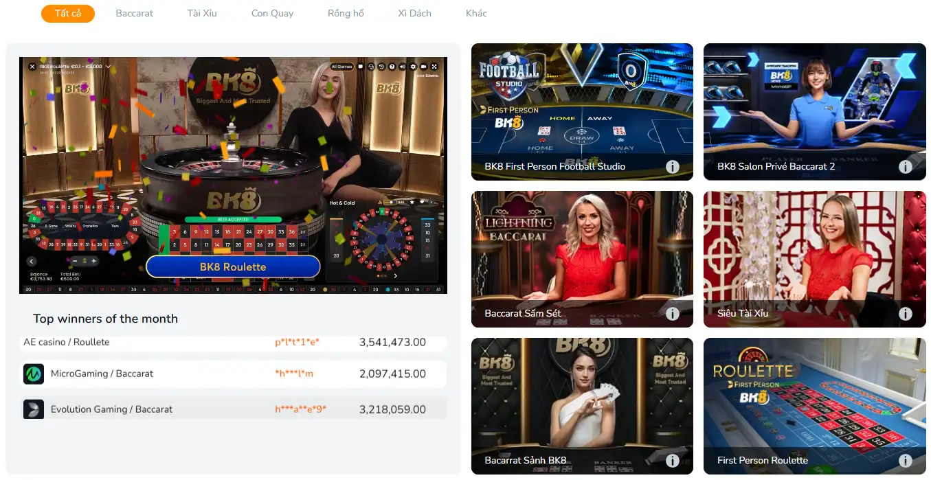 Roulette Live Dealer hay RNG