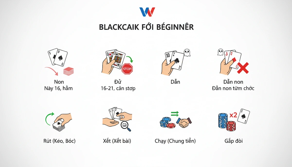 Thuật Ngữ Xì Dách Người Mới Cần Ghi Nhớ