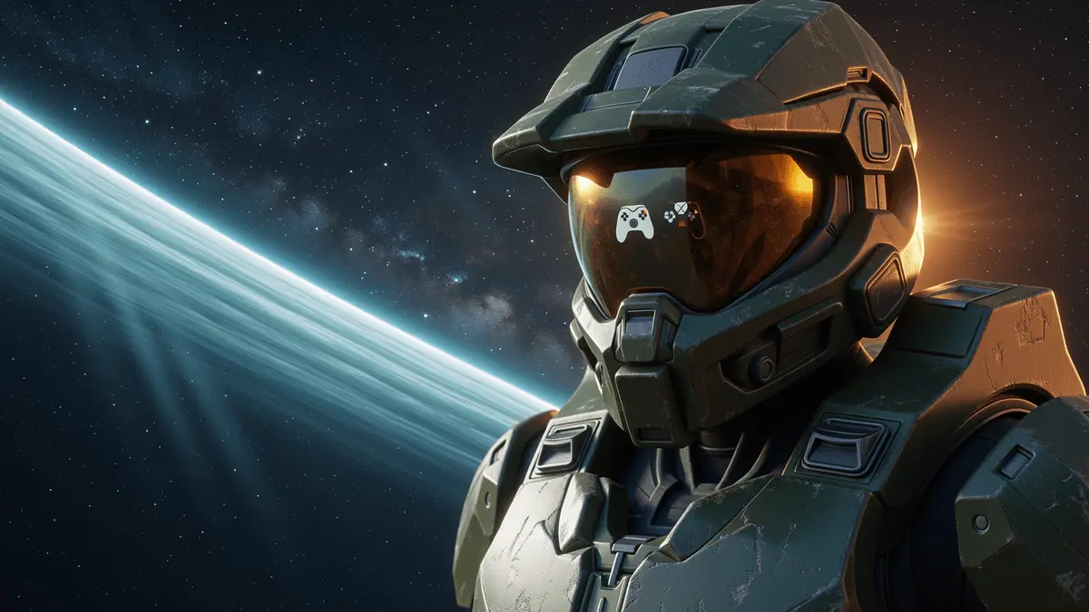 Master Chief helmet with Halo ring in Unreal Engine 5 quality for Campaign Evolved multiplatform launch