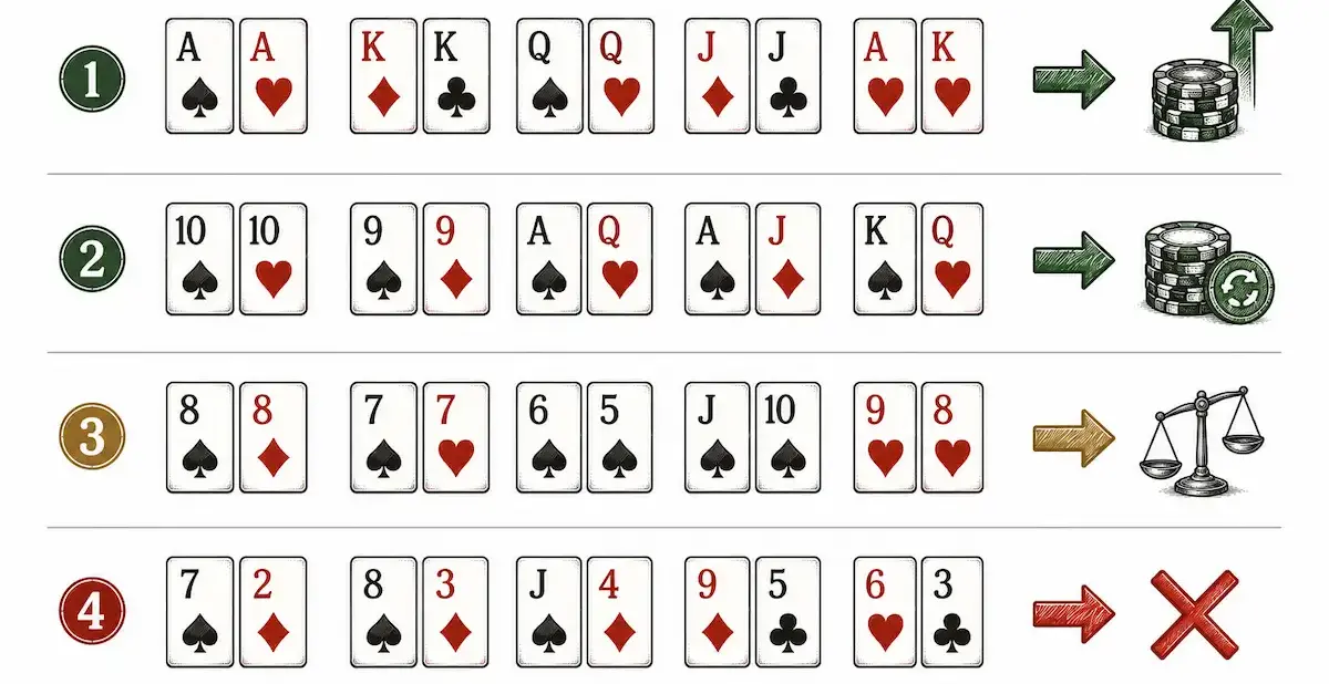 Bí Kíp Phân Tích Bài Tẩy Và Ra Quyết Định Vòng Preflop