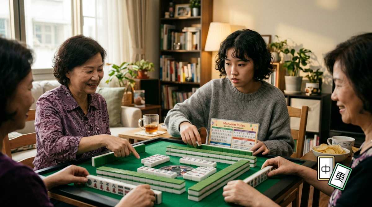初心者向け麻雀ゲームのイメージ