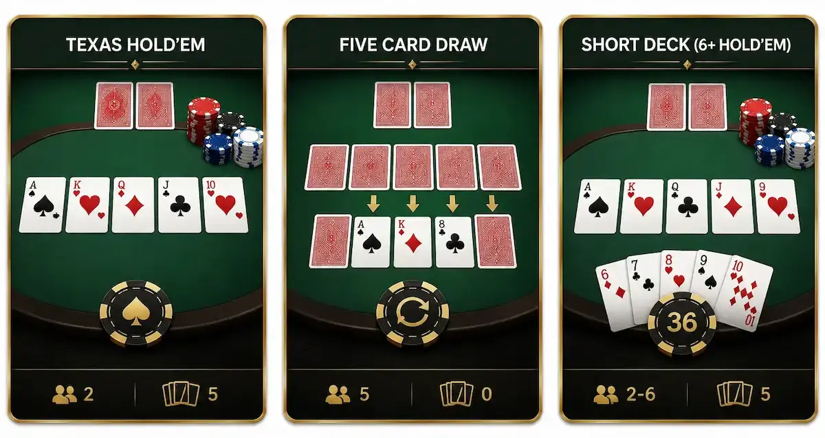 Texas Hold'em - Biến Thể Được Chơi Nhiều Nhất