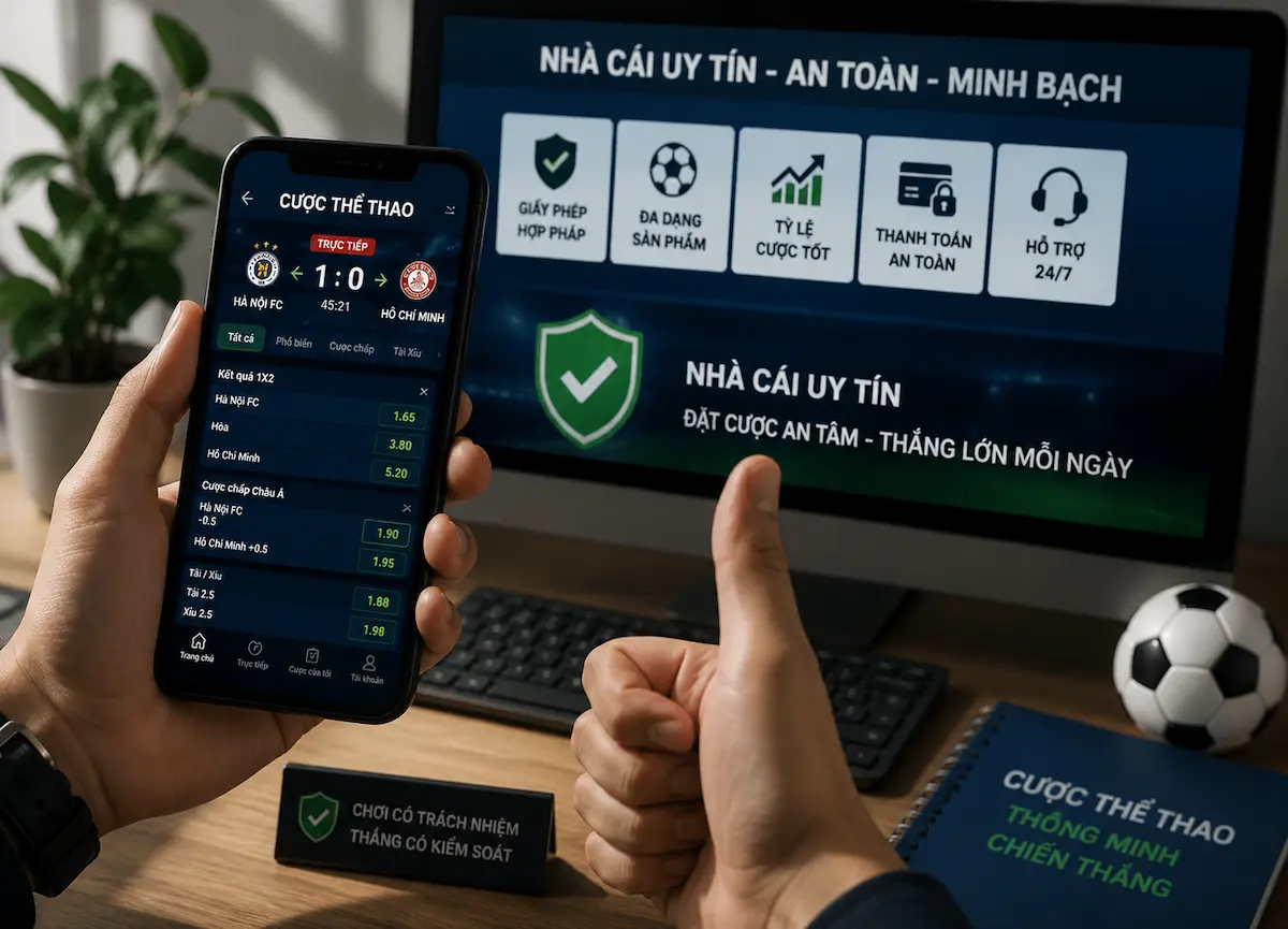 Tiêu Chí Chọn Nhà Cái Cá Cược Thể Thao Uy Tín Tại Việt Nam