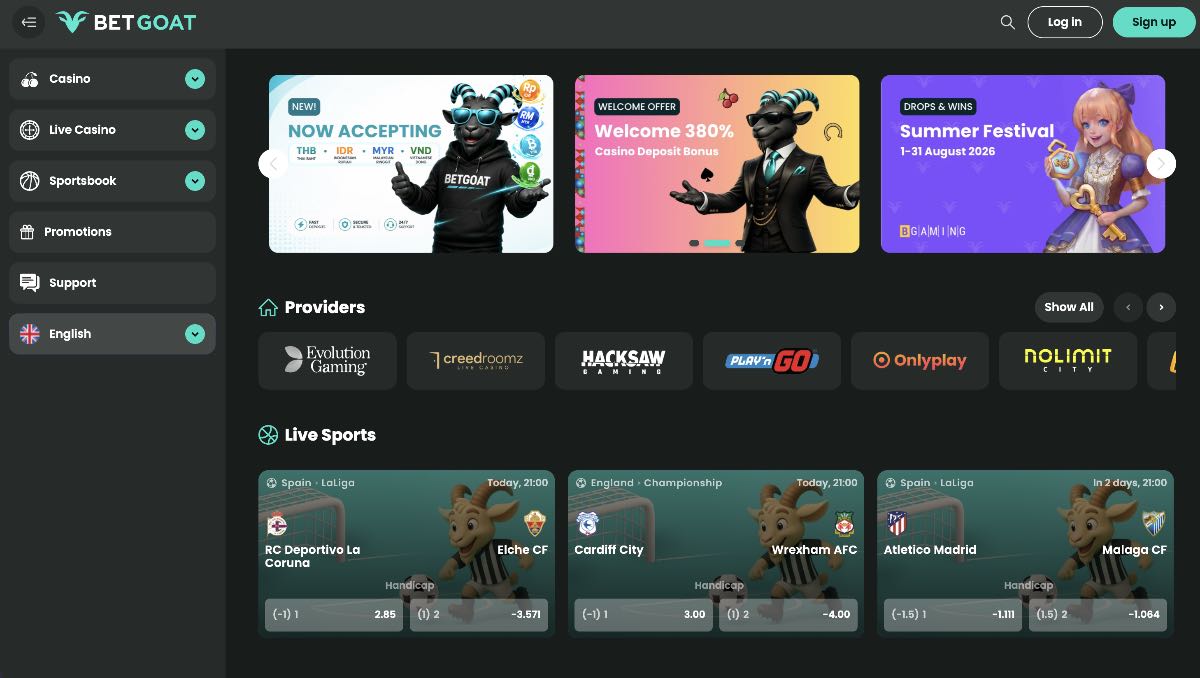 BetGoat Online Casino Indonesia