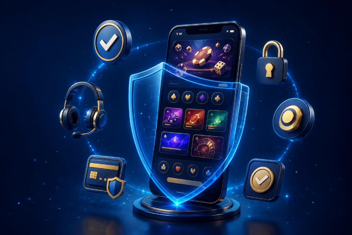 Security features to check before choosing an online casino.