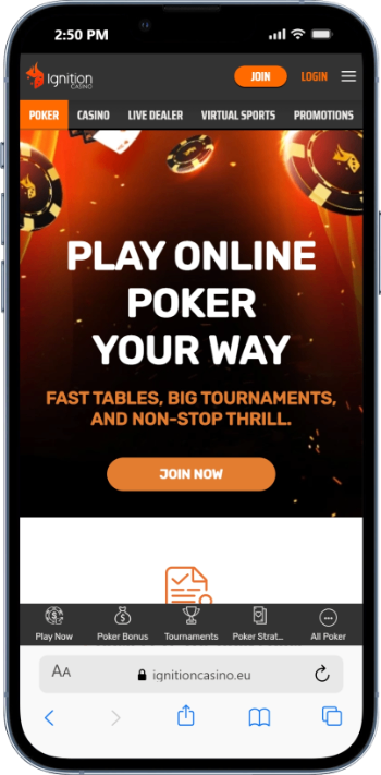 Ignition Casino - top casino site for poker