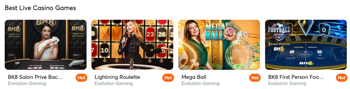 best live casino games