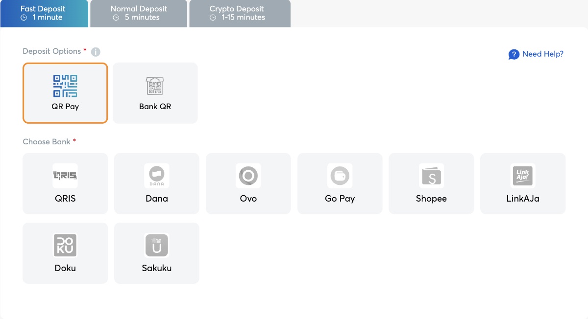 online casino indonesia deposit options