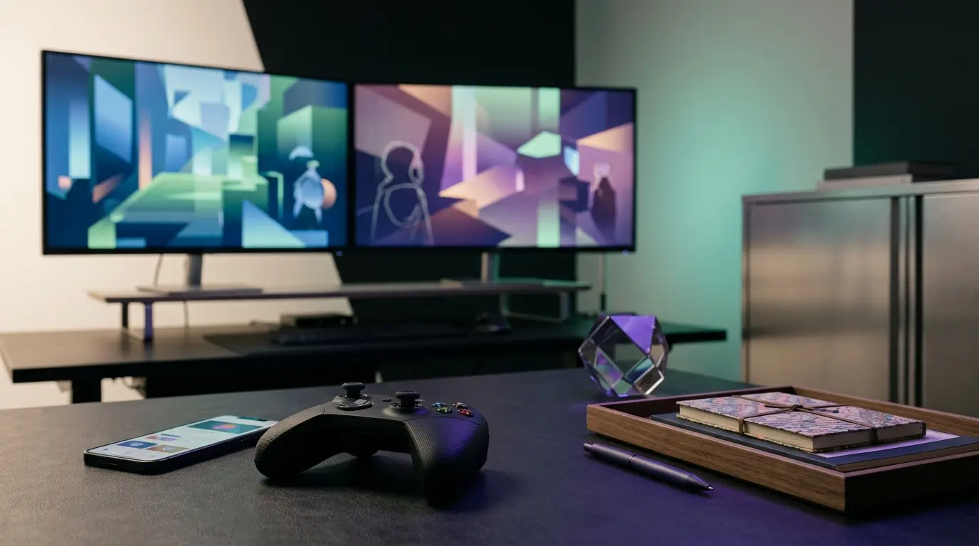 Conceptual image of a Sony Music-backed Japanese game publishing partnership involving console and smartphone games