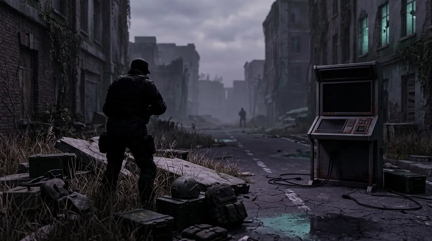 Abandoned post-apocalyptic multiplayer arena representing the cancelled Last of Us Part II PC factions mod